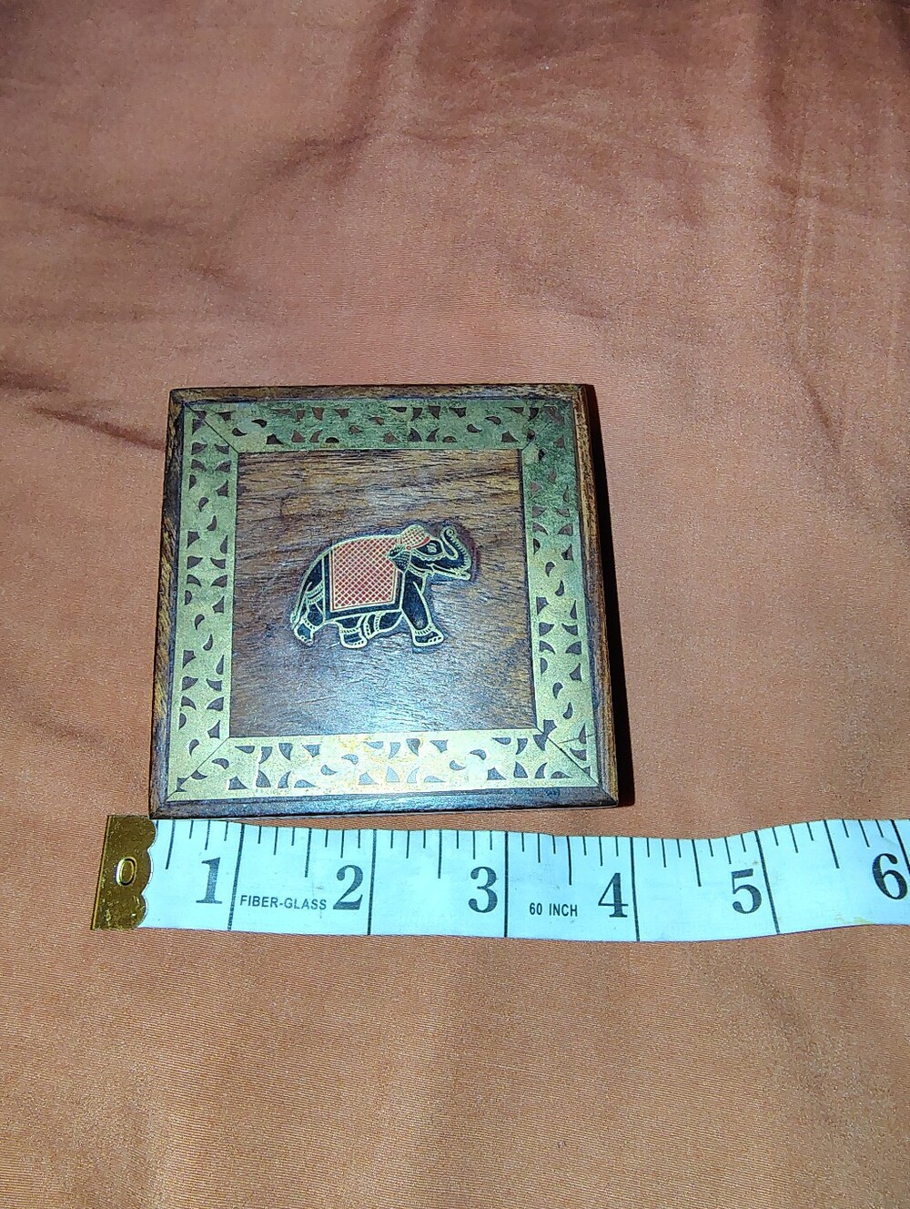 Vintage Wooden Trinket Box